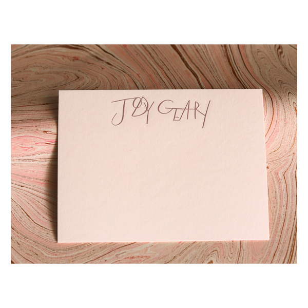 Juliet Calligraphy Stationery