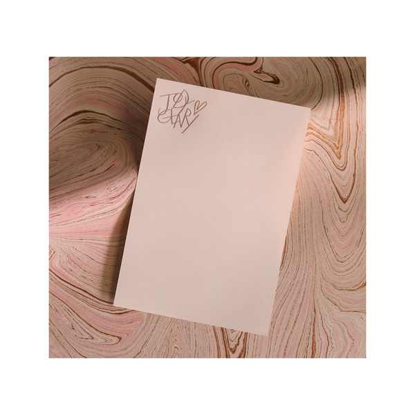 Juliet Heart Calligraphy Sheet
