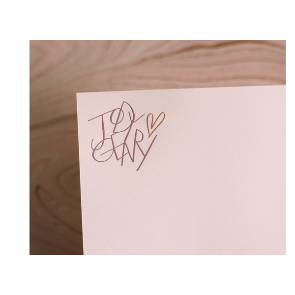 Juliet Heart Calligraphy Sheet