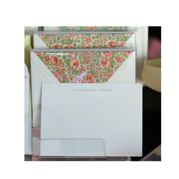 Flora Melon Stationery Set