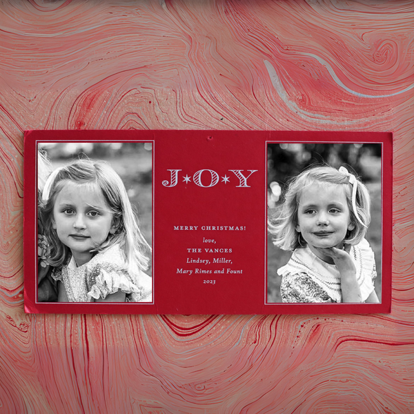 Celeste Medium Luxe Holiday Card