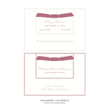 Camden Layered Birth Announcement