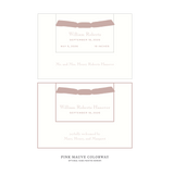 Camden Layered Birth Announcement