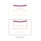 Camden Layered Birth Announcement