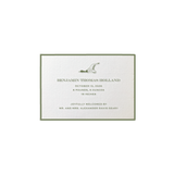 Hampstead Motif Birth Announcement