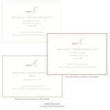 Hampstead Motif Birth Announcement