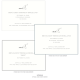 Hampstead Motif Birth Announcement
