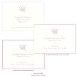 Surrey Motif Birth Announcement