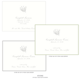 Surrey Motif Birth Announcement