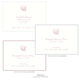 Surrey Motif Birth Announcement
