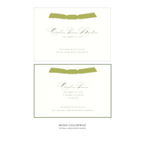 Primrose Ribbon Birth Announcement
