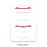 Richmond Ribbon Birth Announcement