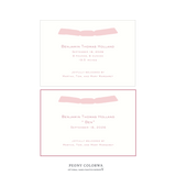 Richmond Ribbon Birth Announcement