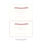 Richmond Ribbon Birth Announcement