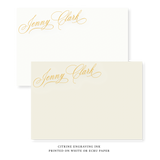 Beverly Engraved Note