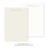 Martha Engraved Note