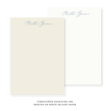 Martha Engraved Note