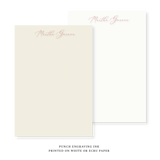Martha Engraved Note