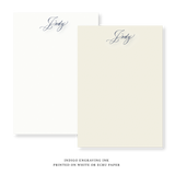 Sarah Engraved Note
