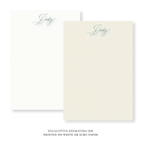 Sarah Engraved Note