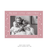 Walter 1-Color Engraved Medium Holiday Card