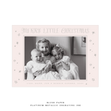 Walter 1-Color Engraved Medium Holiday Card