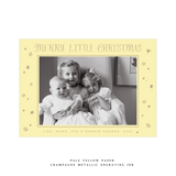 Walter 1-Color Engraved Medium Holiday Card