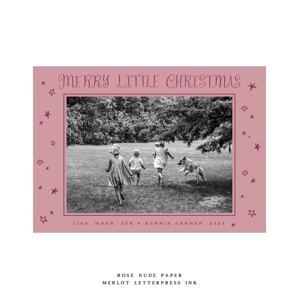 Walter Medium Letterpress Holiday Card