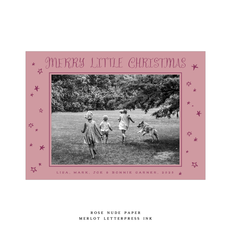 Walter Medium Letterpress Holiday Card