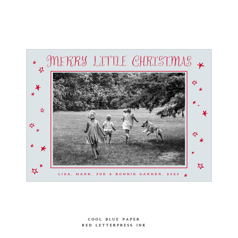 Walter Medium Letterpress Holiday Card