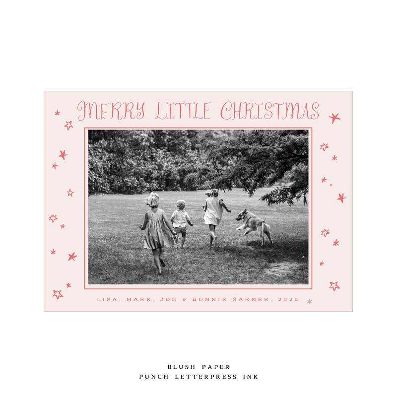 Walter Medium Letterpress Holiday Card