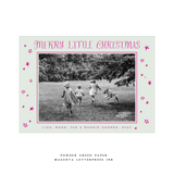 Walter Medium Letterpress Holiday Card
