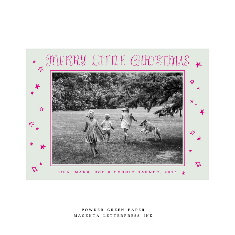 Walter Medium Letterpress Holiday Card