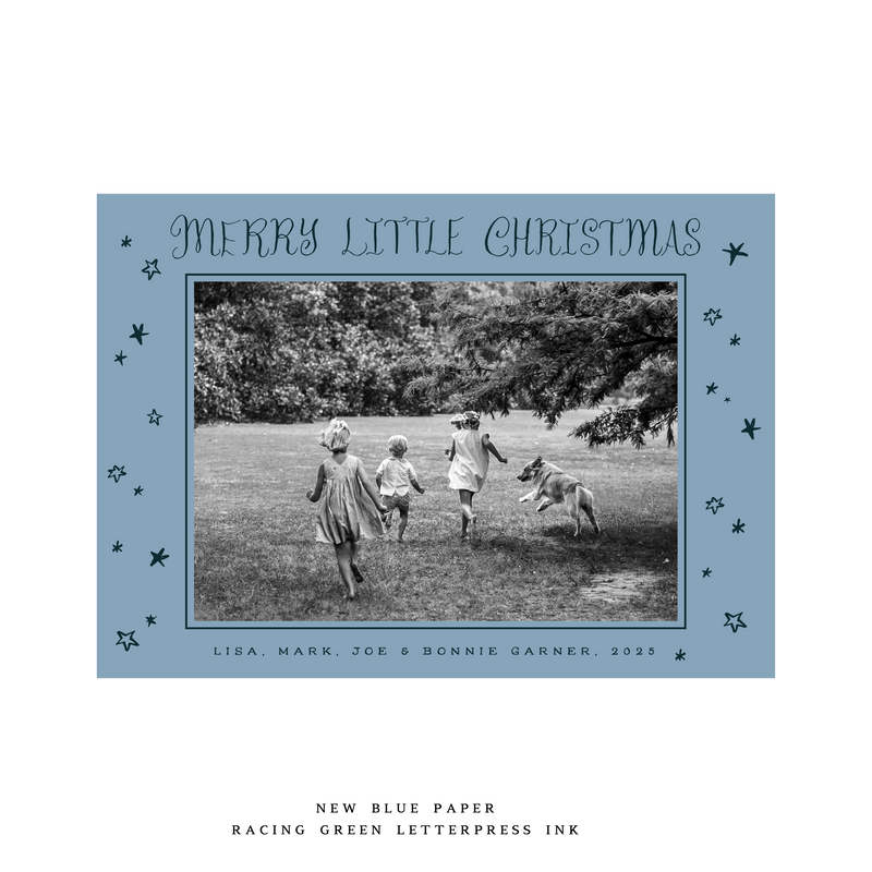 Walter Medium Letterpress Holiday Card