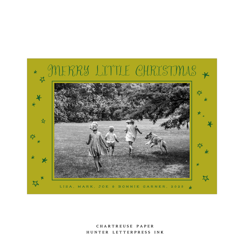 Walter Medium Letterpress Holiday Card