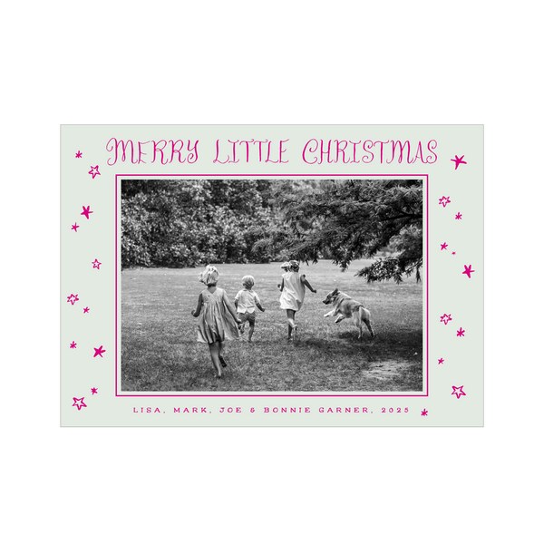 Walter Medium Letterpress Holiday Card