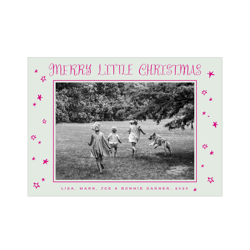 Walter Medium Letterpress Holiday Card