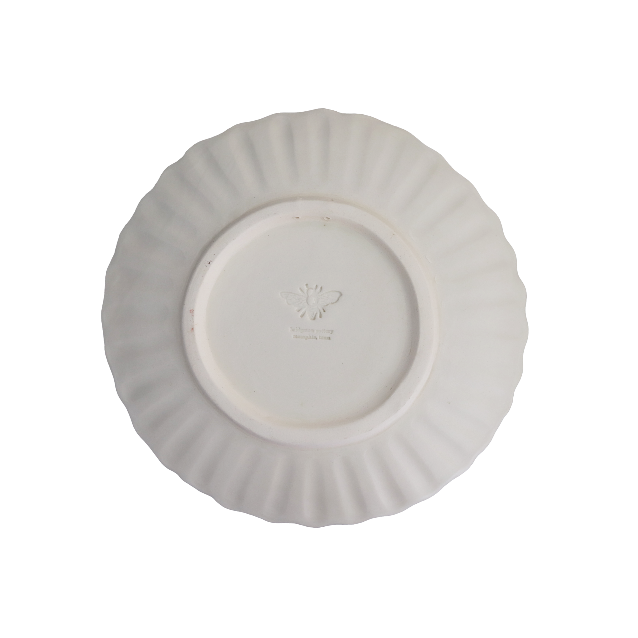 Blue Flower Wall Plate, 9"
