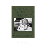 Walter Medium Letterpress Birth Announcement Holiday Card