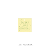 Walter Letterpress Tag