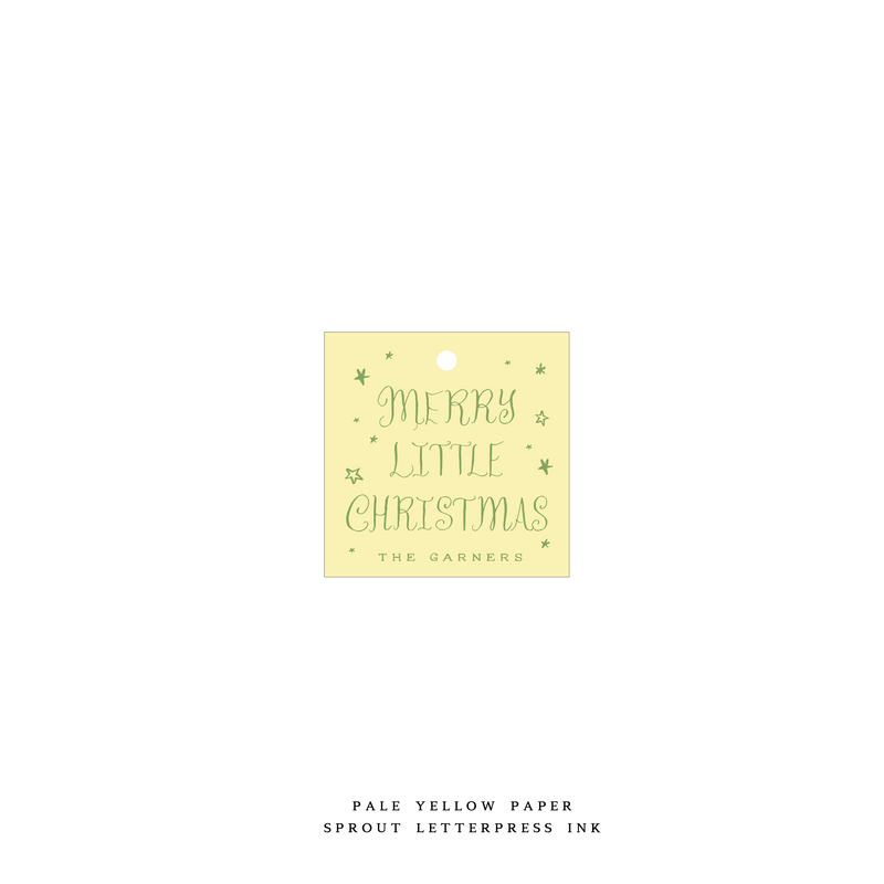 Walter Letterpress Tag