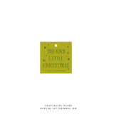 Walter Letterpress Tag