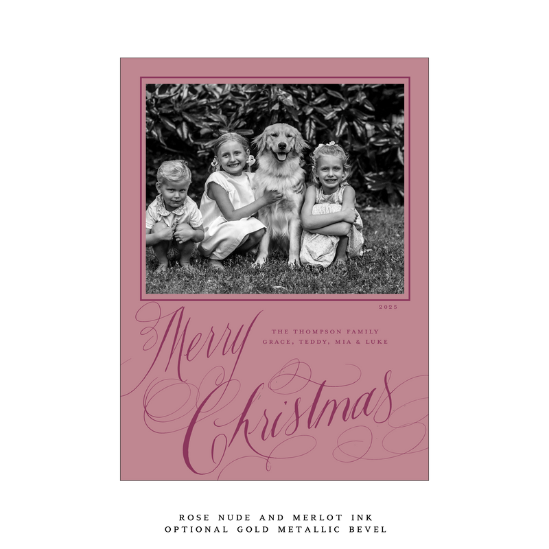 Westbrook Medium Luxe Holiday Card