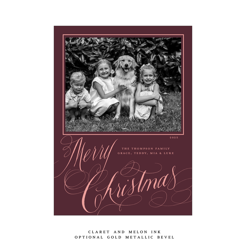 Westbrook Medium Luxe Holiday Card