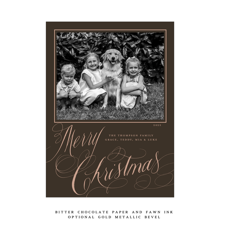 Westbrook Medium Luxe Holiday Card