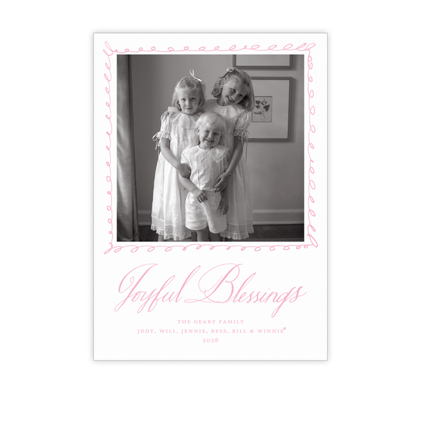 Westley Letterpress Medium Holiday Card