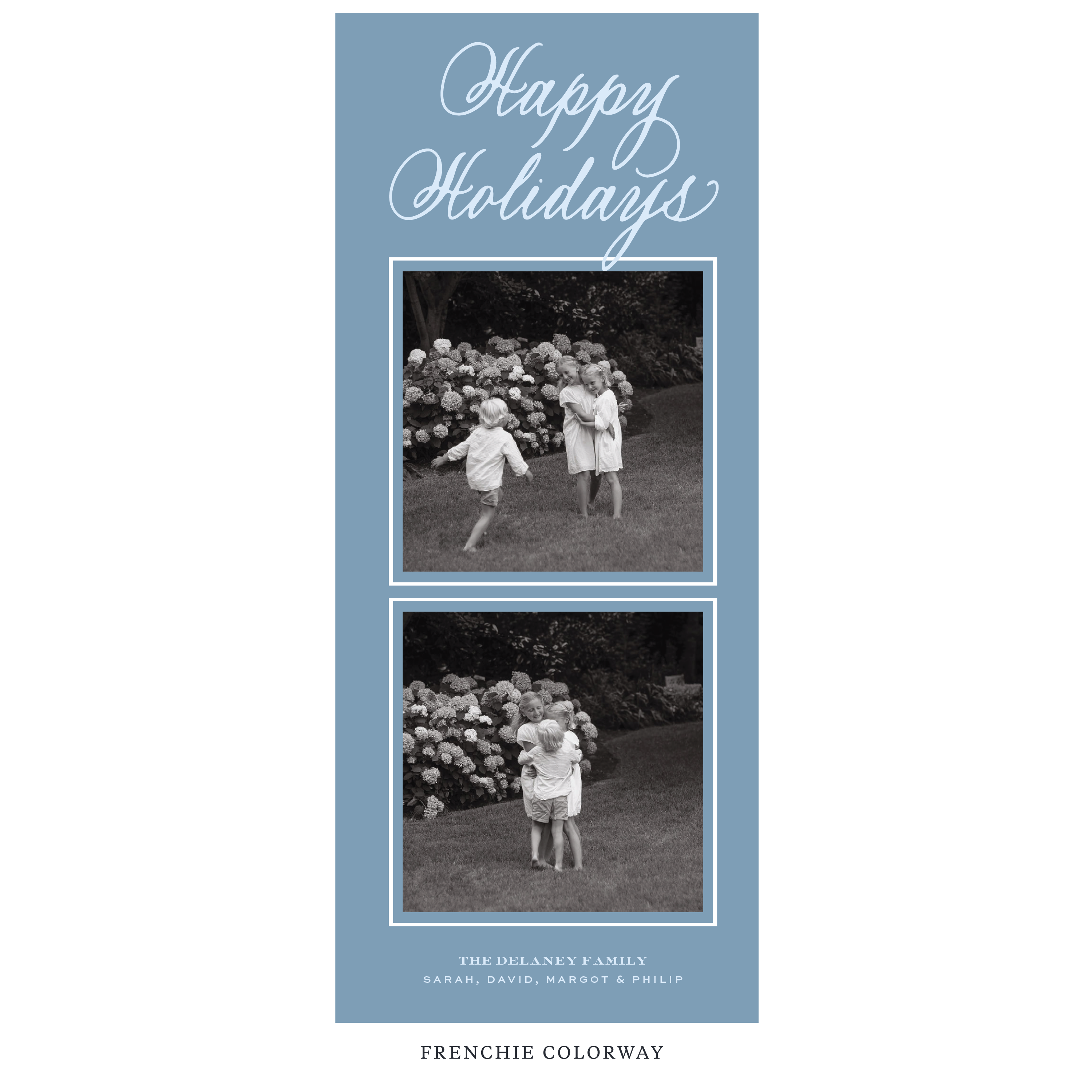 Winslow Digital Photo Holiday Card, Skinny