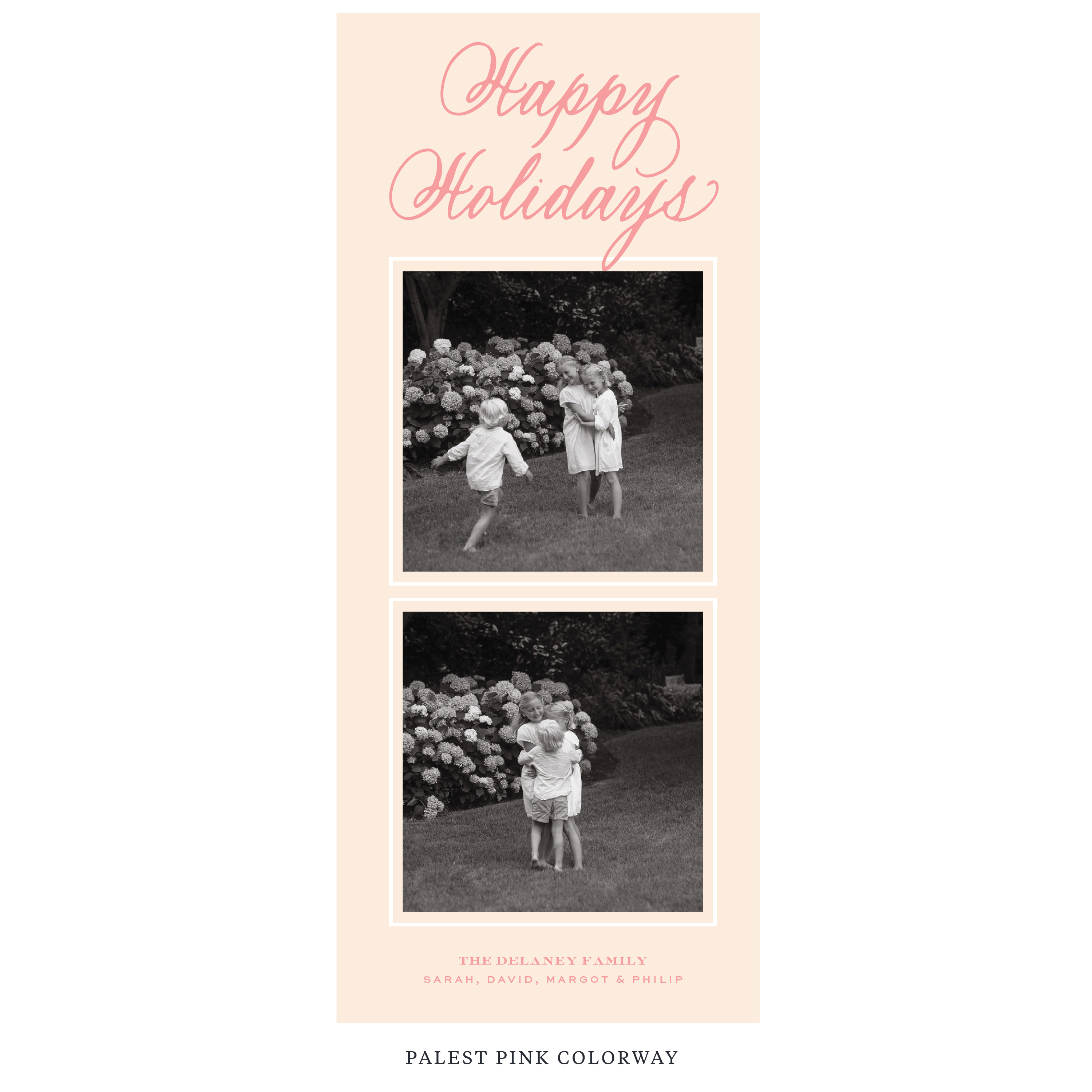 Winslow Digital Photo Holiday Card, Skinny