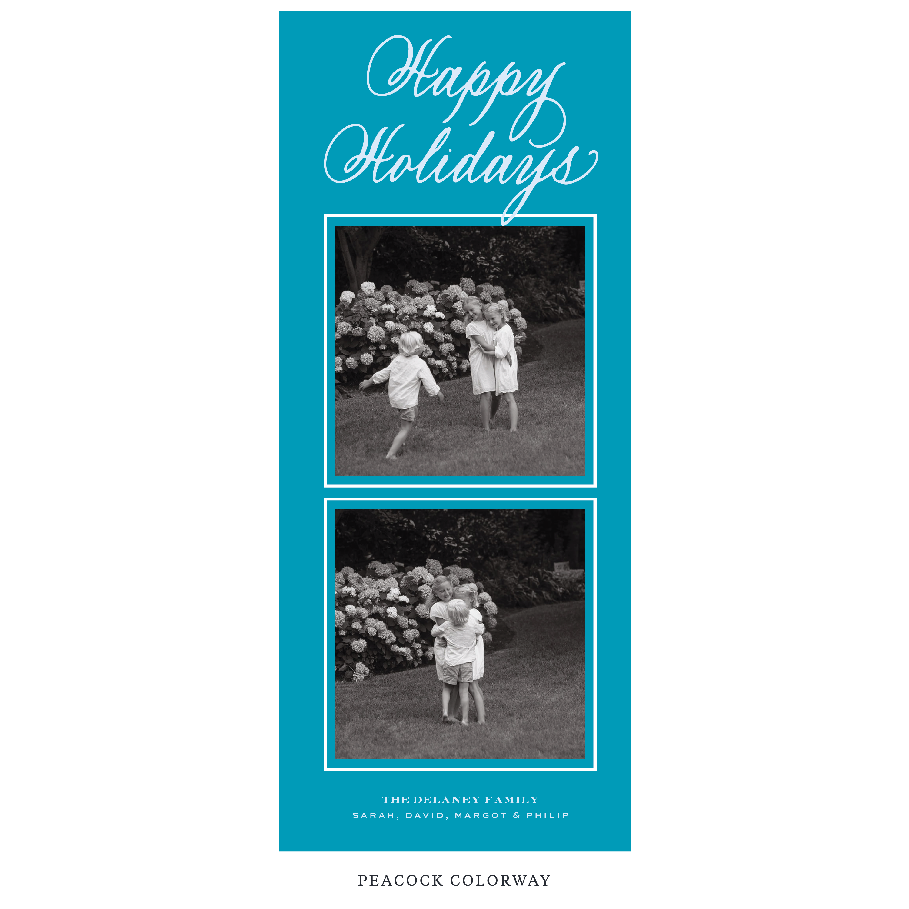 Winslow Digital Photo Holiday Card, Skinny