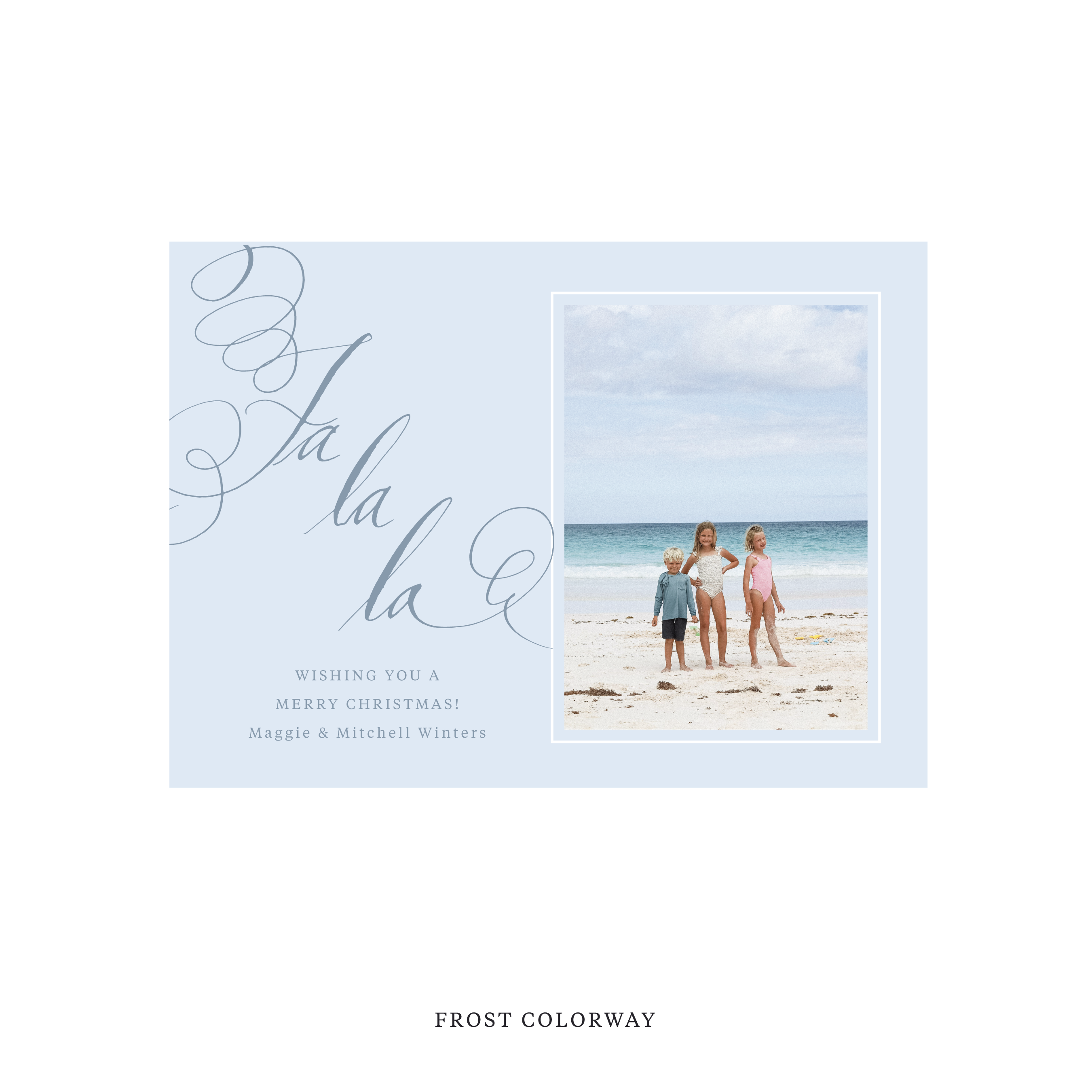 Farnley Classic Flat Print Holiday Card, Medium